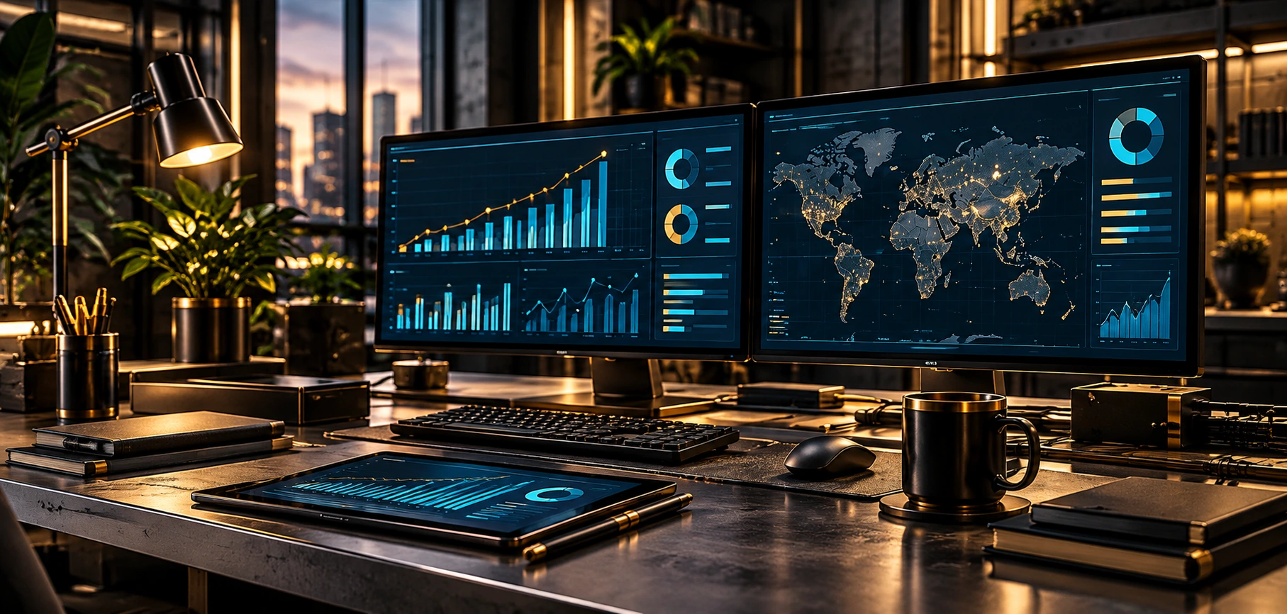 Business analytics and geographic research on an OG Labs workstation