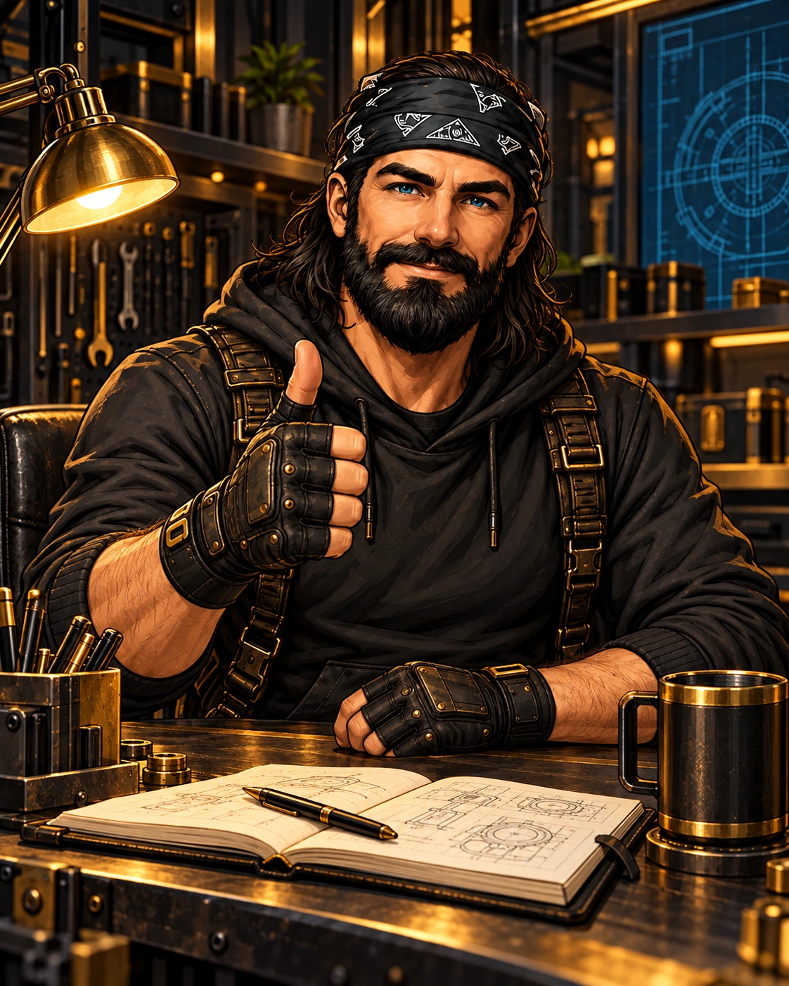 OG Labs Chief Engineer brand character